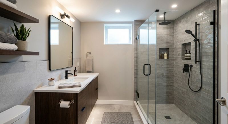 Basement Bathroom Remodeling in Danbury, CT