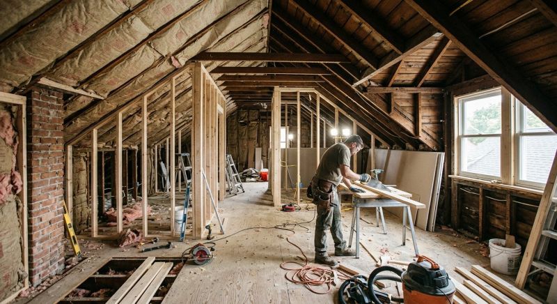Attic Remodeling Service in Alpharetta, GA