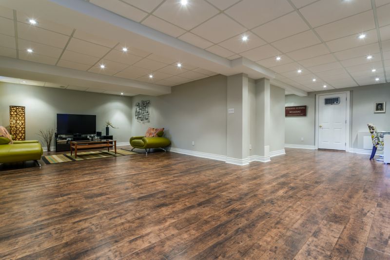 Stylish Basement Flooring