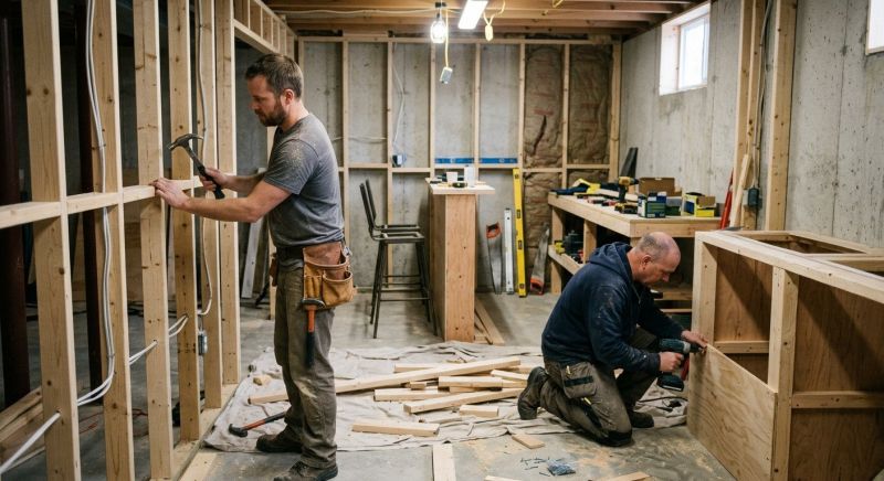 Basement Modification in Alpharetta, GA