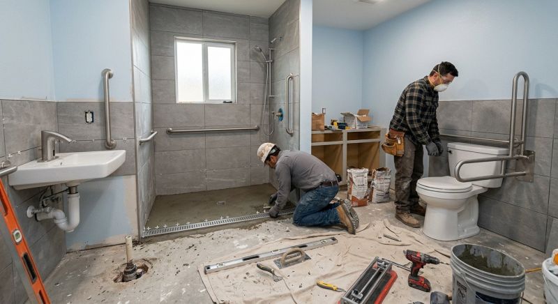 Handicap Bathroom Installation in Alpharetta, GA
