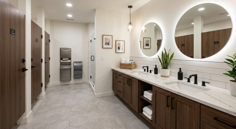 Industrial Bathroom Renovation in Arvada, CO