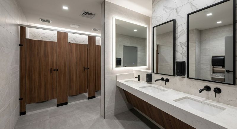 Industrial Bathroom Renovation in North Charleston, SC