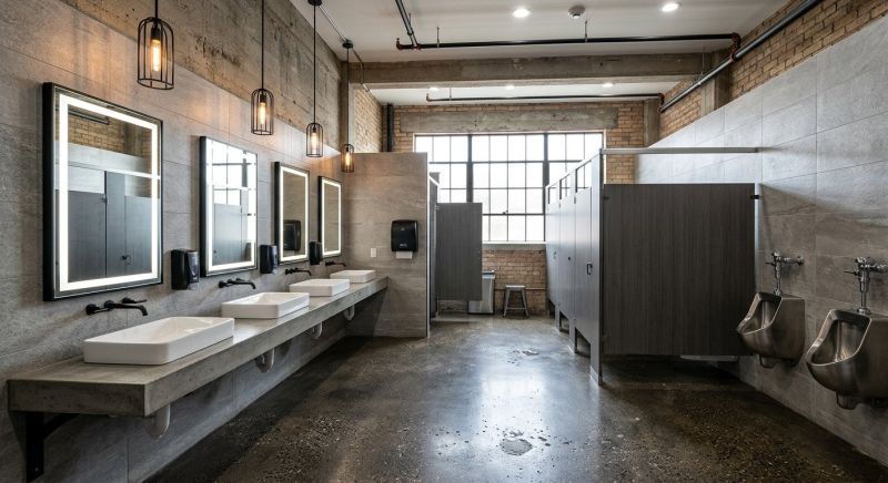 Industrial Bathroom Renovation in Boulder, CO