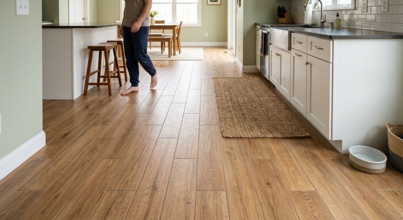 Kitchen Floor Renovation in Conroe, TX