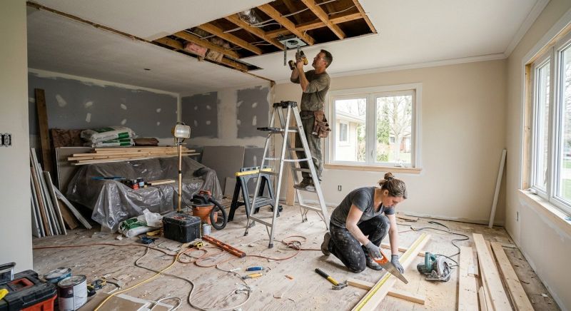 Living Room Remodeling in Conroe, TX