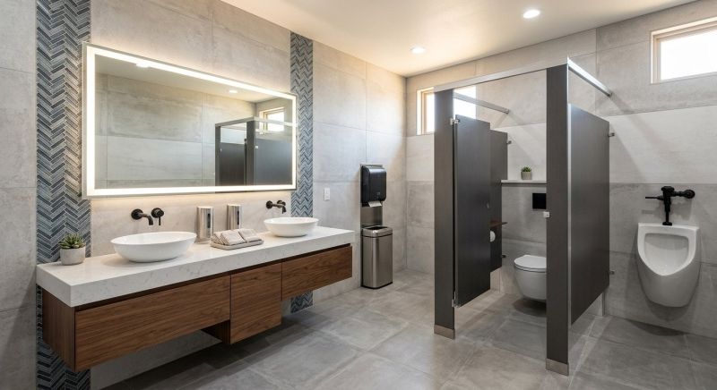 Office Restroom Renovation in Arvada, CO